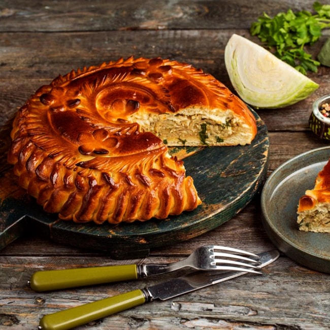 888 Пирог с капустой (1кг)